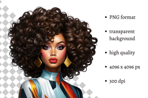Download African American Ethnic Party Girl PNG - Png Collection