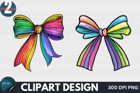 Download Colorful Rainbow Bow Clipart PNG - Png Collection