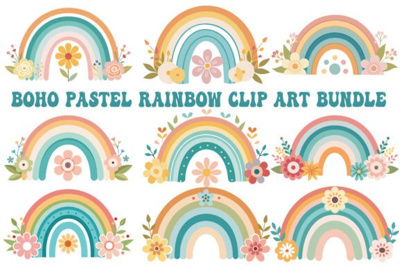 Download Boho Rainbow Design Art Vector - Boho Collection