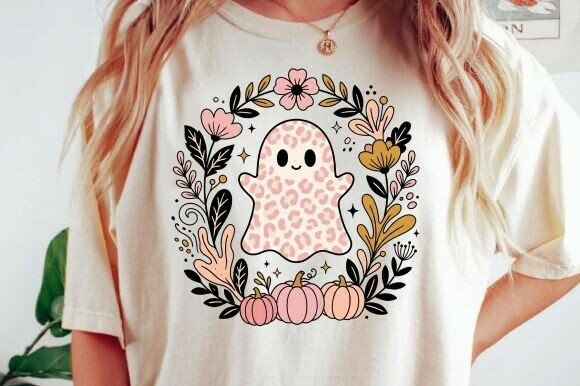 Download Boho Ghost Png, Cute Halloween Ghost Png - Boho Collection