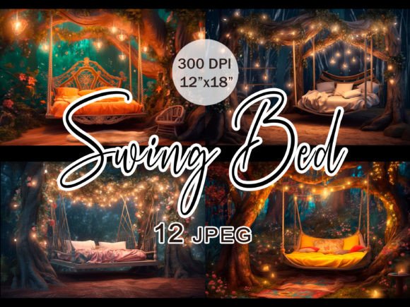 Download Swing Bed Boho JPEG Clipart - Boho Collection