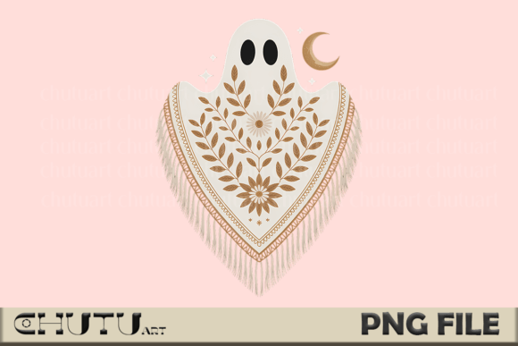 Download Rustic Boho Ghost PNG - Soft Fall Vibe - Boho Collection