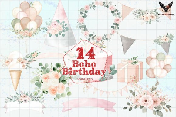 Download Boho Birthday PNG - Boho Collection