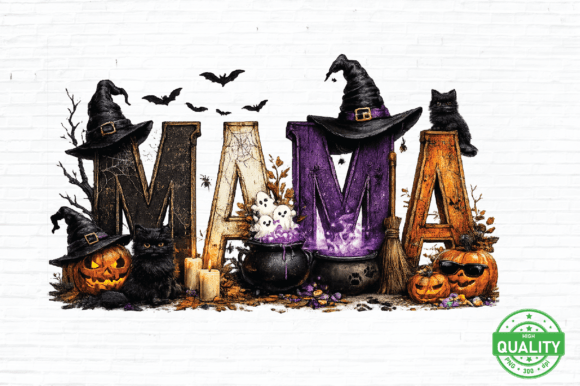 Download Mama Witch Halloween Pumpkin PNG - Png Collection