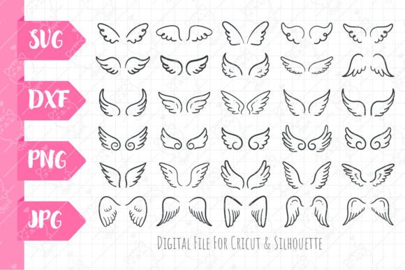 Download Wings SVG| Angel Wing Bundle PNG - Png Collection