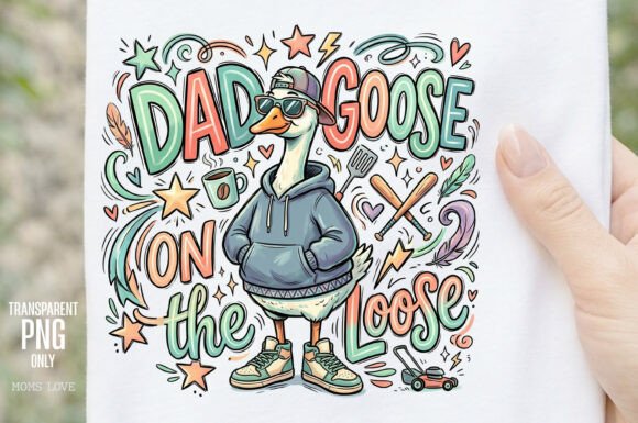 Download Father's Day Dad Goose on the Loose PNG - Png Collection