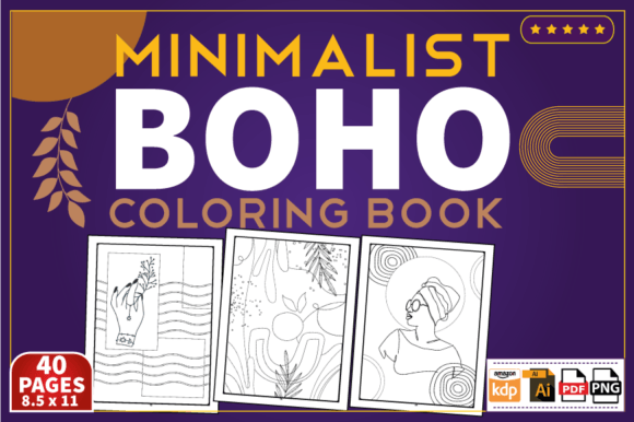Download Minimalist Boho Coloring Book - Boho Collection