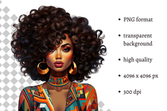 Download African American Ethnic Party Girl PNG - Png Collection