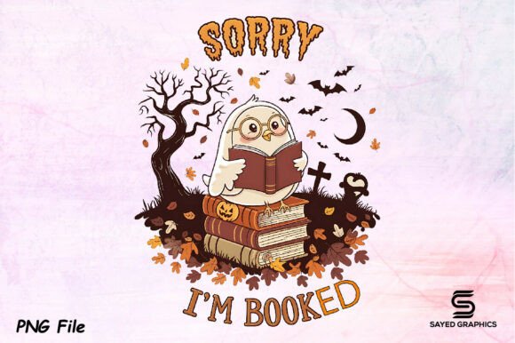 Download Goose Ghost Fall Read Book Halloween Png - Png Collection