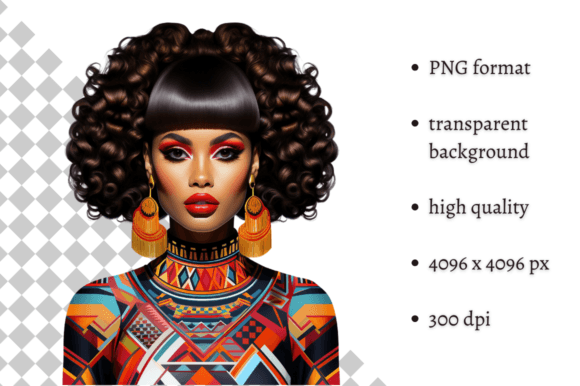 Download African American Ethnic Party Girl PNG - Png Collection