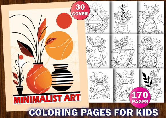 Download Minimalist Art Coloring Book for KDP - Premium Resources