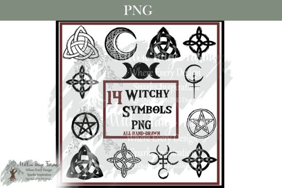 Download Witchy Symbols PNG Bundle Mystic Designs - Png Collection