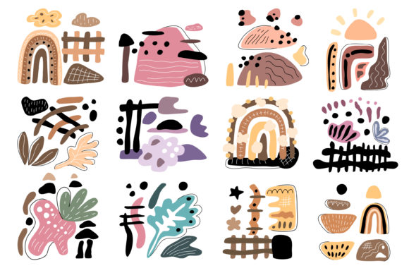 Download Abstract Boho Elements SVG - Boho Collection