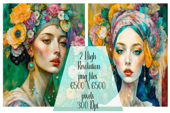 Download Boho Chic Girl with the Pearl Earring 2 - Boho Collection