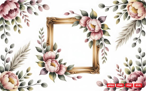 Download Boho Floral Watercolor Aesthetic - Boho Collection