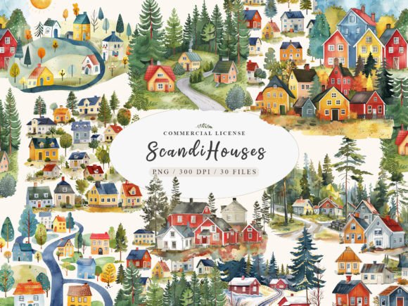 Download Scandinavian House, Nordic Cottage Png - Png Collection