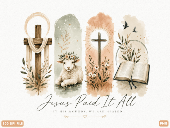 Download Jesus Paid It All Neutral Christian PNG - Png Collection