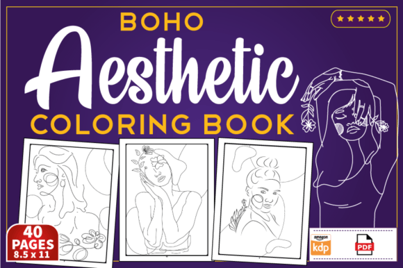Download Boho Aesthetic Coloring Book - Boho Collection