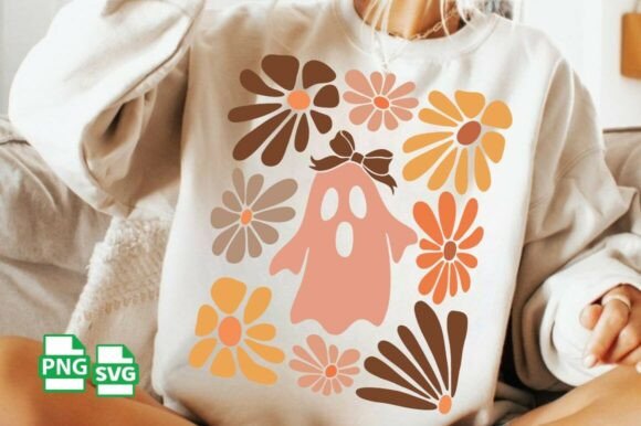 Download Boho Ghost PNG, Pink Leopard Halloween - Boho Collection