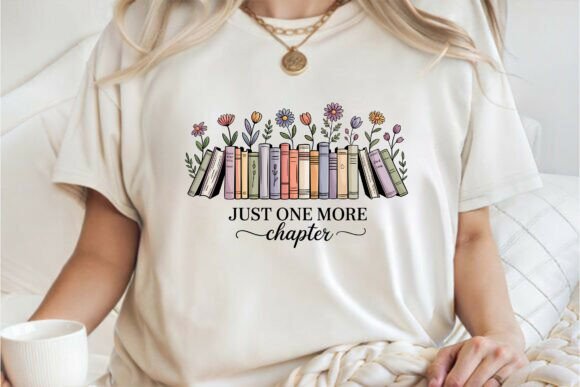 Download Vintage Floral Book Reading Shirt PNG - Png Collection