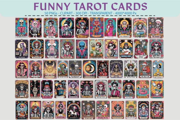 Download Funny Tarot Clipart &ndash; 50 PNG Bundle - Png Collection