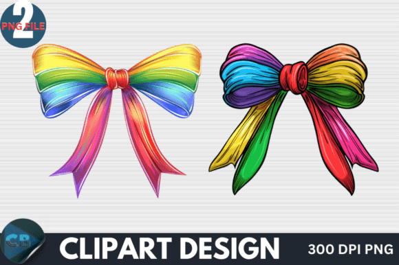 Download Colorful Rainbow Bow Clipart PNG - Png Collection