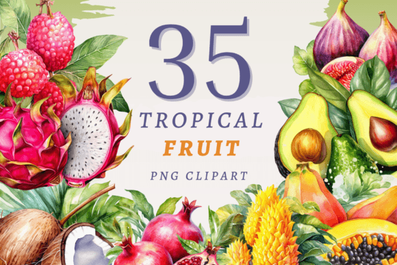 Download Tropical Fruit PNG Bundle - Png Collection