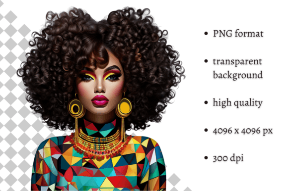 Download African American Ethnic Party Girl PNG - Png Collection