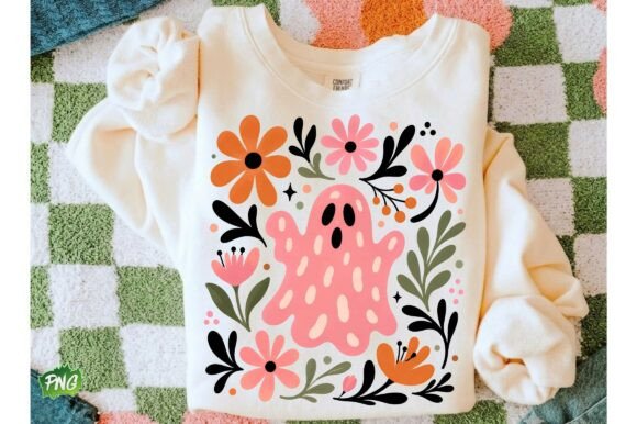 Download Boho Ghost PNG, Pink Leopard Halloween - Boho Collection