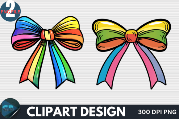 Download Colorful Rainbow Bow Clipart PNG - Png Collection
