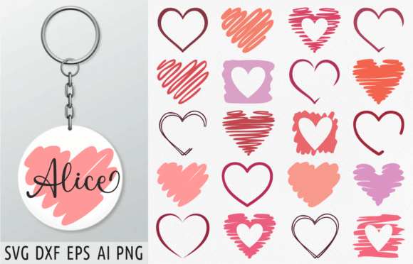 Download Heart Keychain Svg Brush Stroke Svg Png - Png Collection