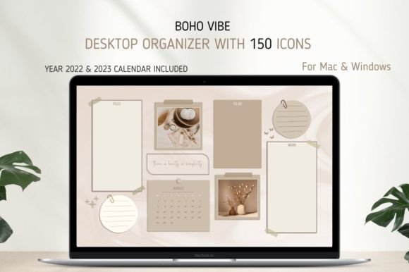 Download Minimalist Boho Desktop Organizer - Boho Collection