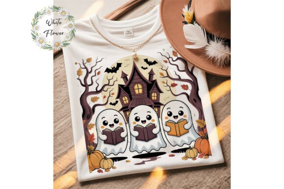 Download Reading Ghosts Halloween PNG Clipart - Png Collection